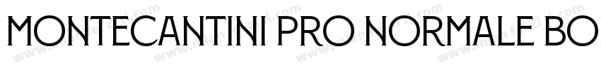 Montecantini Pro Normale Bold字体转换